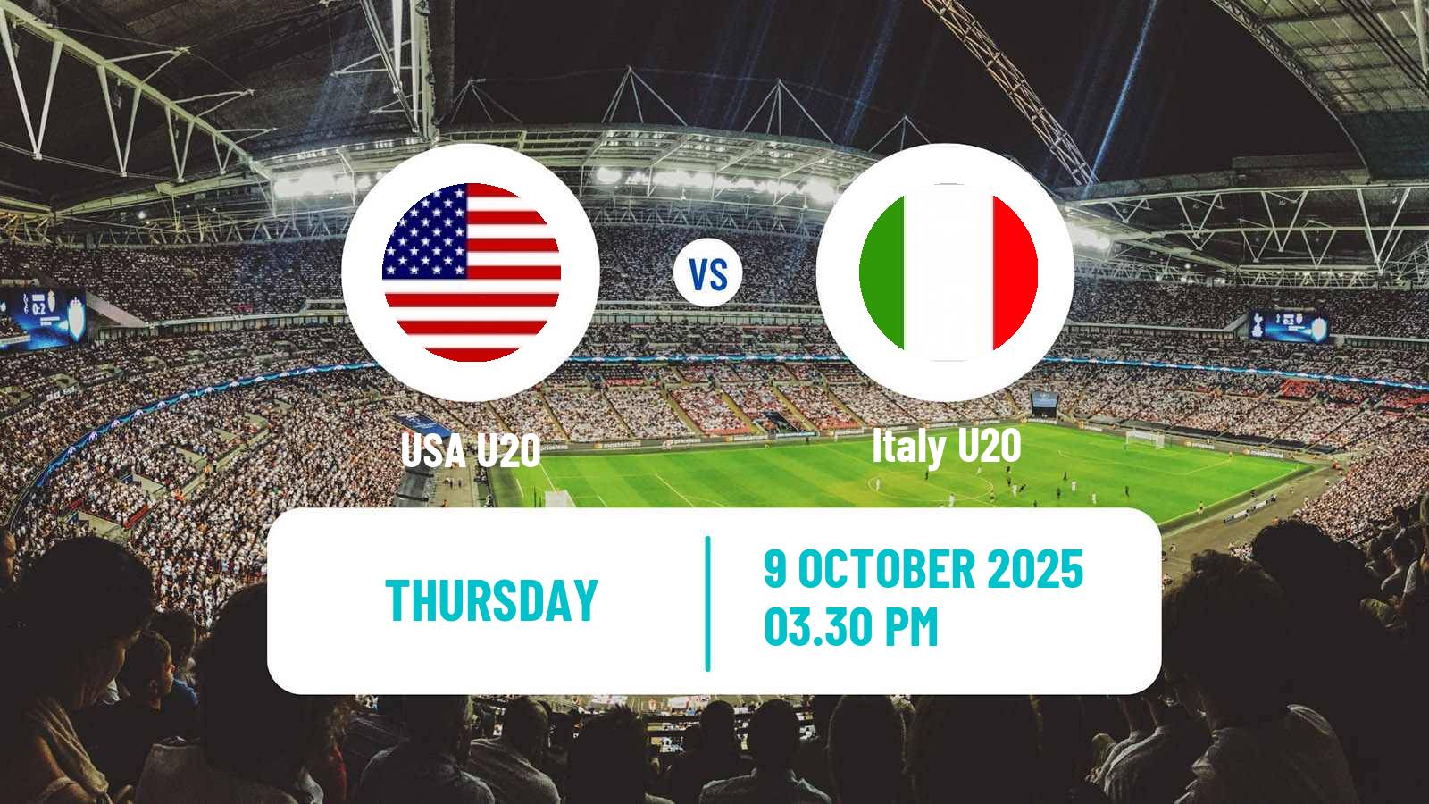 Soccer FIFA World Cup U20 USA U20 - Italy U20