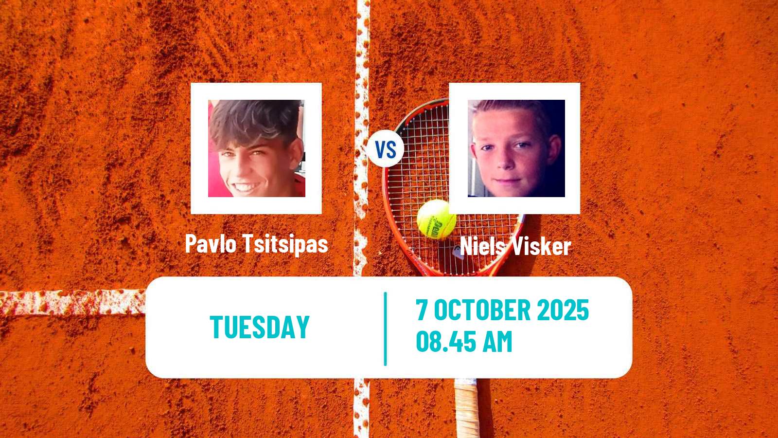 Tennis Hersonissos 5 Challenger Men Pavlo Tsitsipas - Niels Visker