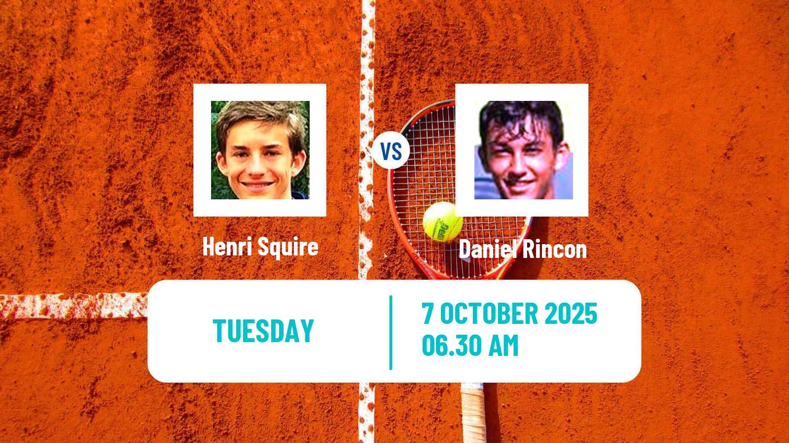 Tennis Valencia Challenger Men Henri Squire - Daniel Rincon