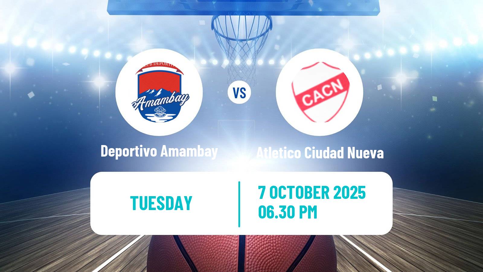 Basketball Paraguayan LNB Basketball Deportivo Amambay - Atletico Ciudad Nueva