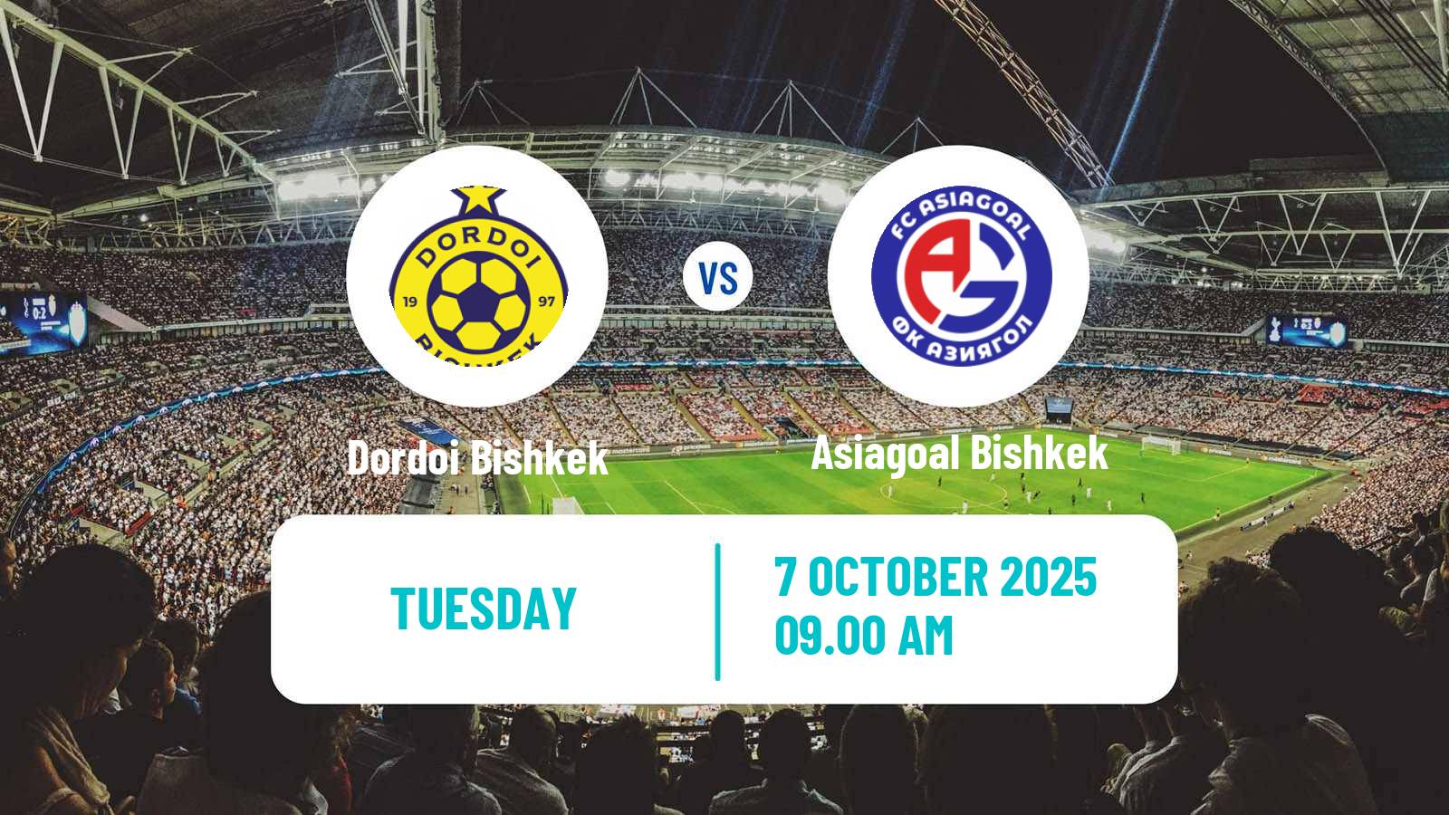Soccer Kyrgyzstan Premier Liga Dordoi Bishkek - Asiagoal Bishkek