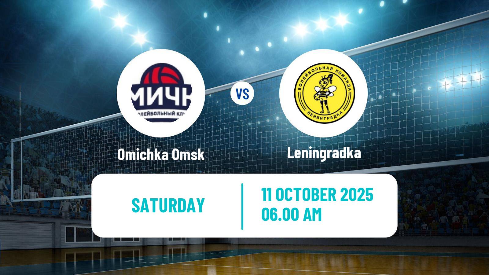 Volleyball Russian Super League Volleyball Women Omichka - Leningradka