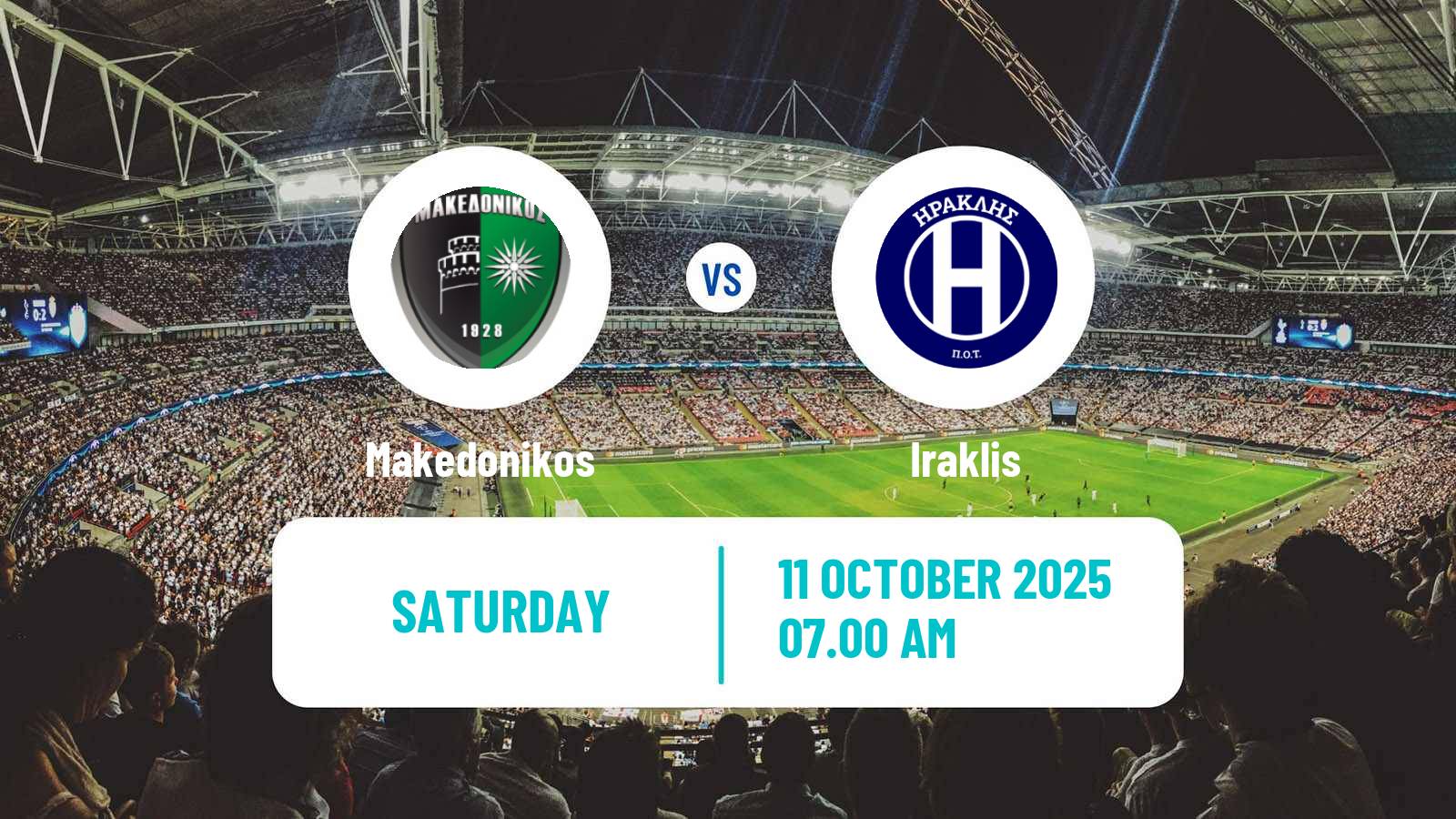 Soccer Greek Super League 2 Makedonikos - Iraklis
