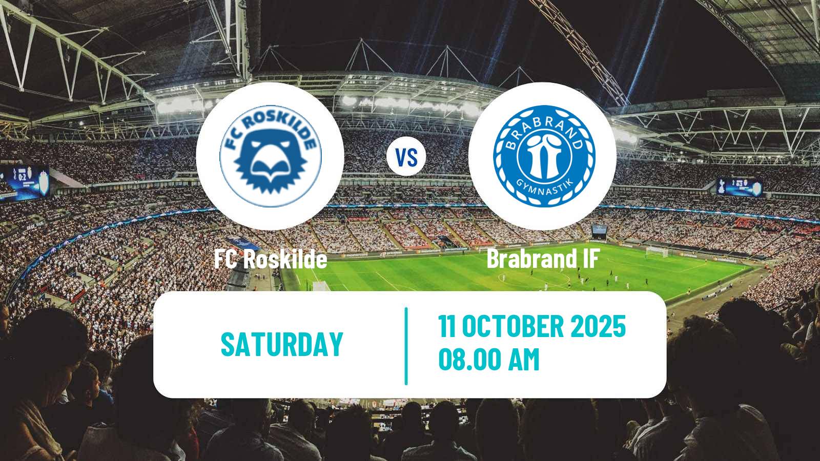 Soccer Danish 2 Division Roskilde - Brabrand