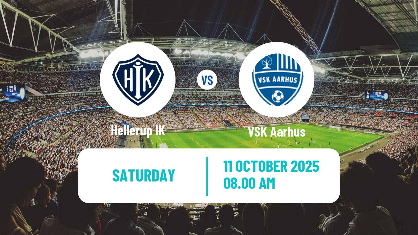 Soccer Danish 2 Division Hellerup - VSK Aarhus