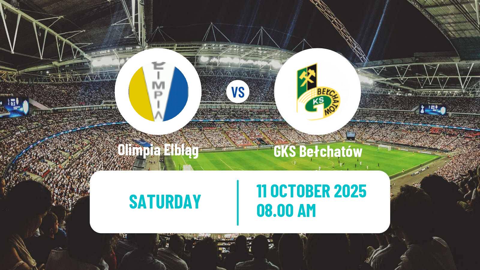 Soccer Polish Division 3 - Group I Olimpia Elbląg - GKS Bełchatów