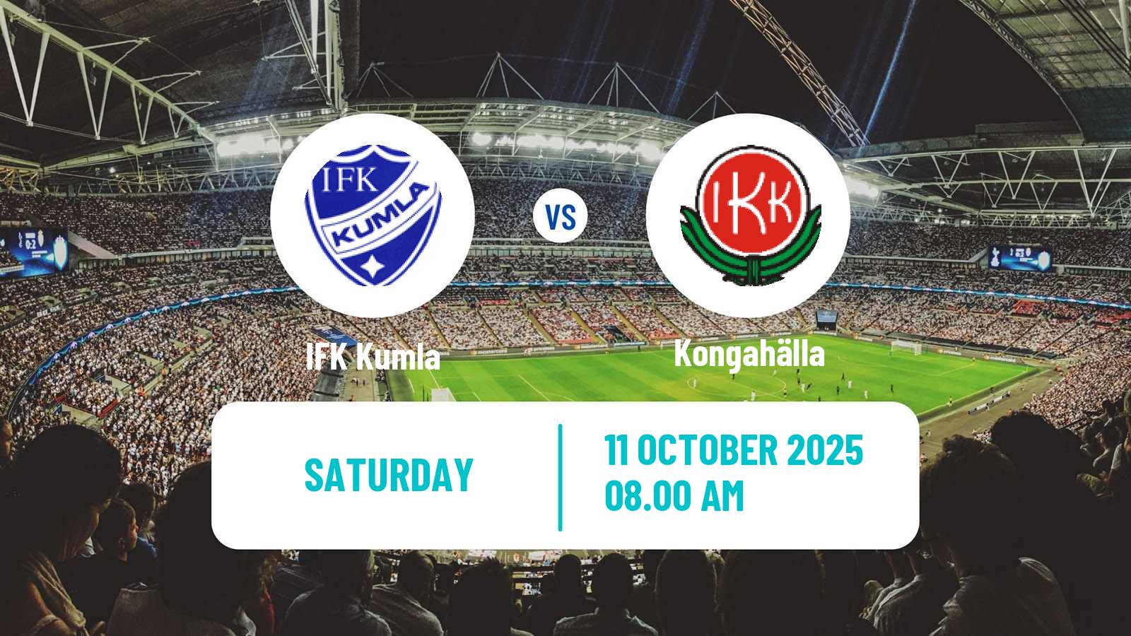 Soccer Swedish Division 2 - Norra Götaland Kumla - Kongahälla