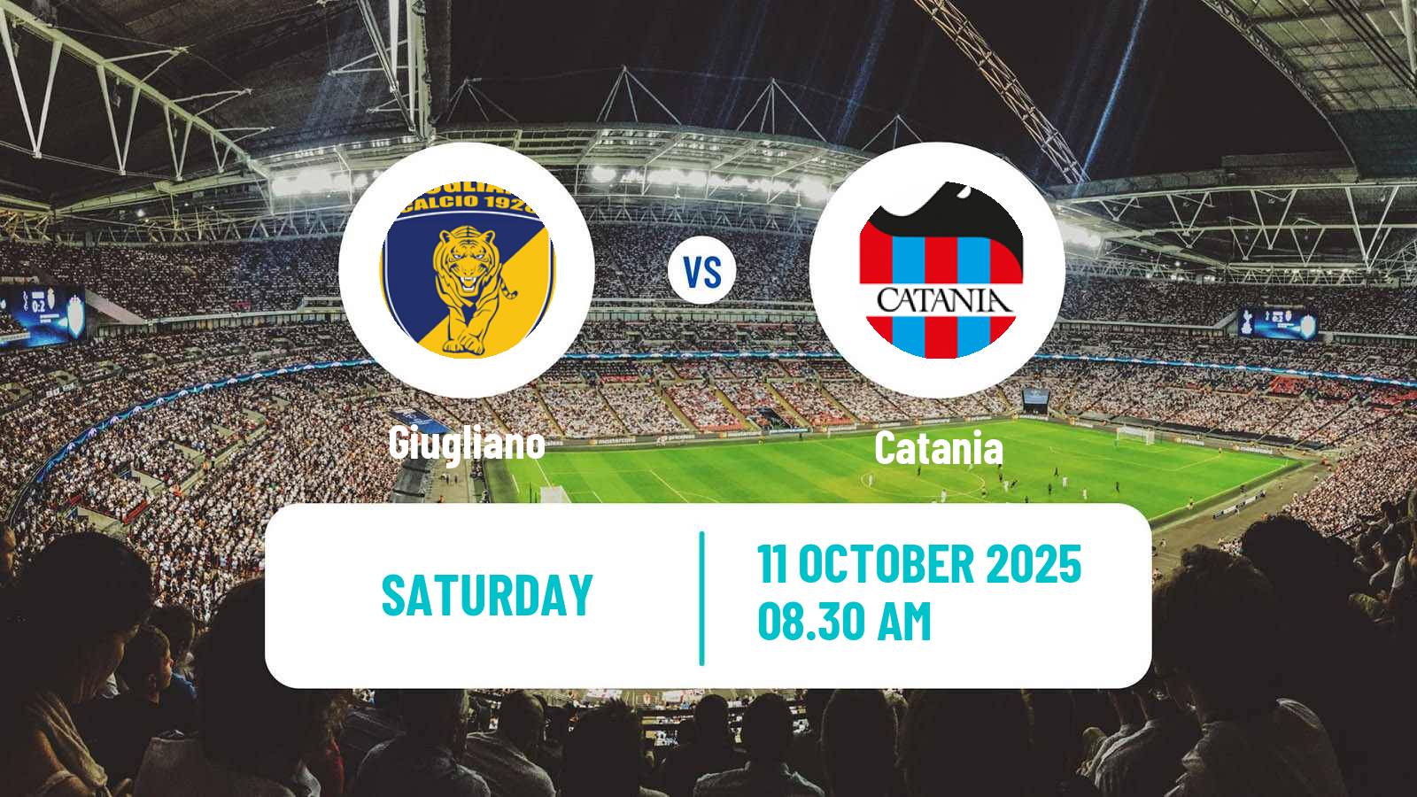 Soccer Italian Serie C Group C Giugliano - Catania
