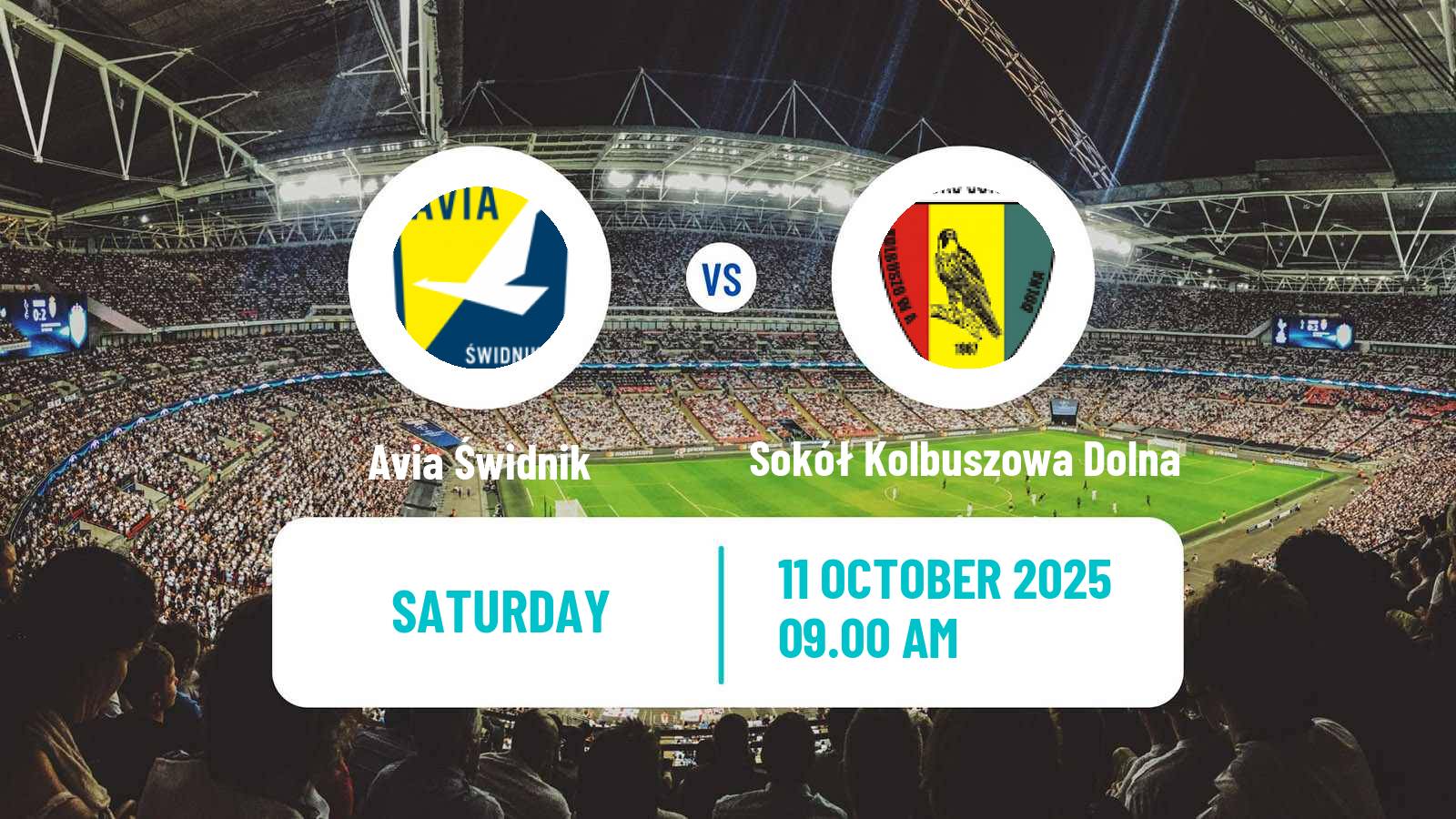 Soccer Polish Division 3 - Group IV Avia Świdnik - Sokół Kolbuszowa Dolna