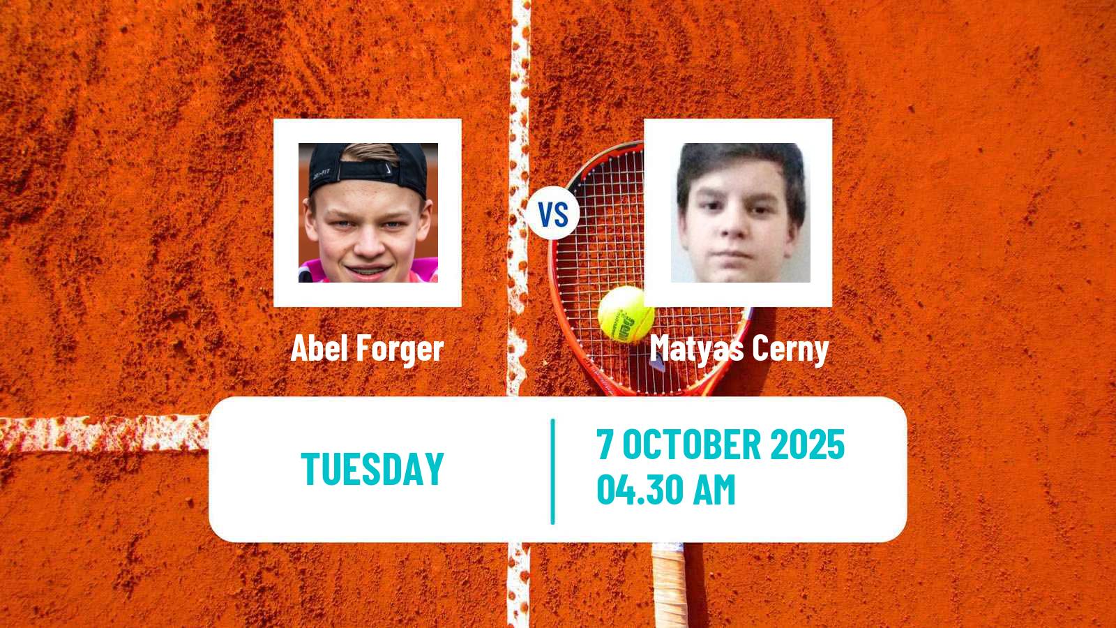 Tennis ITF M15 Monastir 38 Men Abel Forger - Matyas Cerny