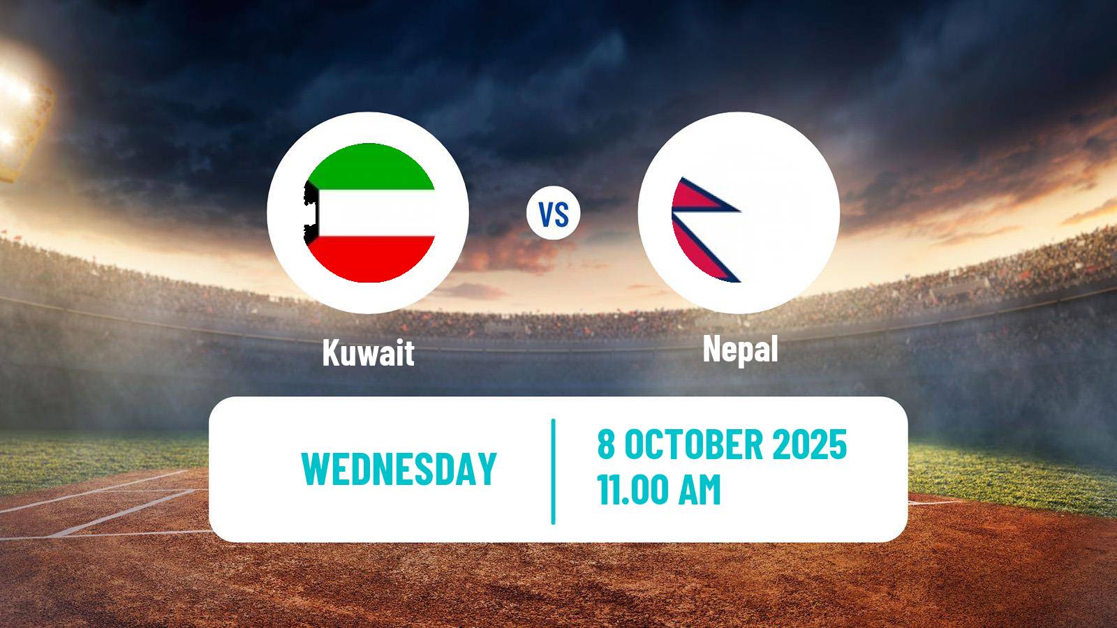 Cricket ICC World Twenty20 Kuwait - Nepal