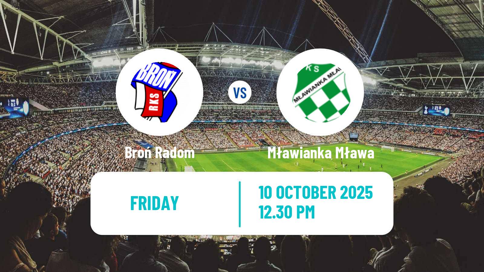 Soccer Polish Division 3 - Group I Broń Radom - Mławianka Mława