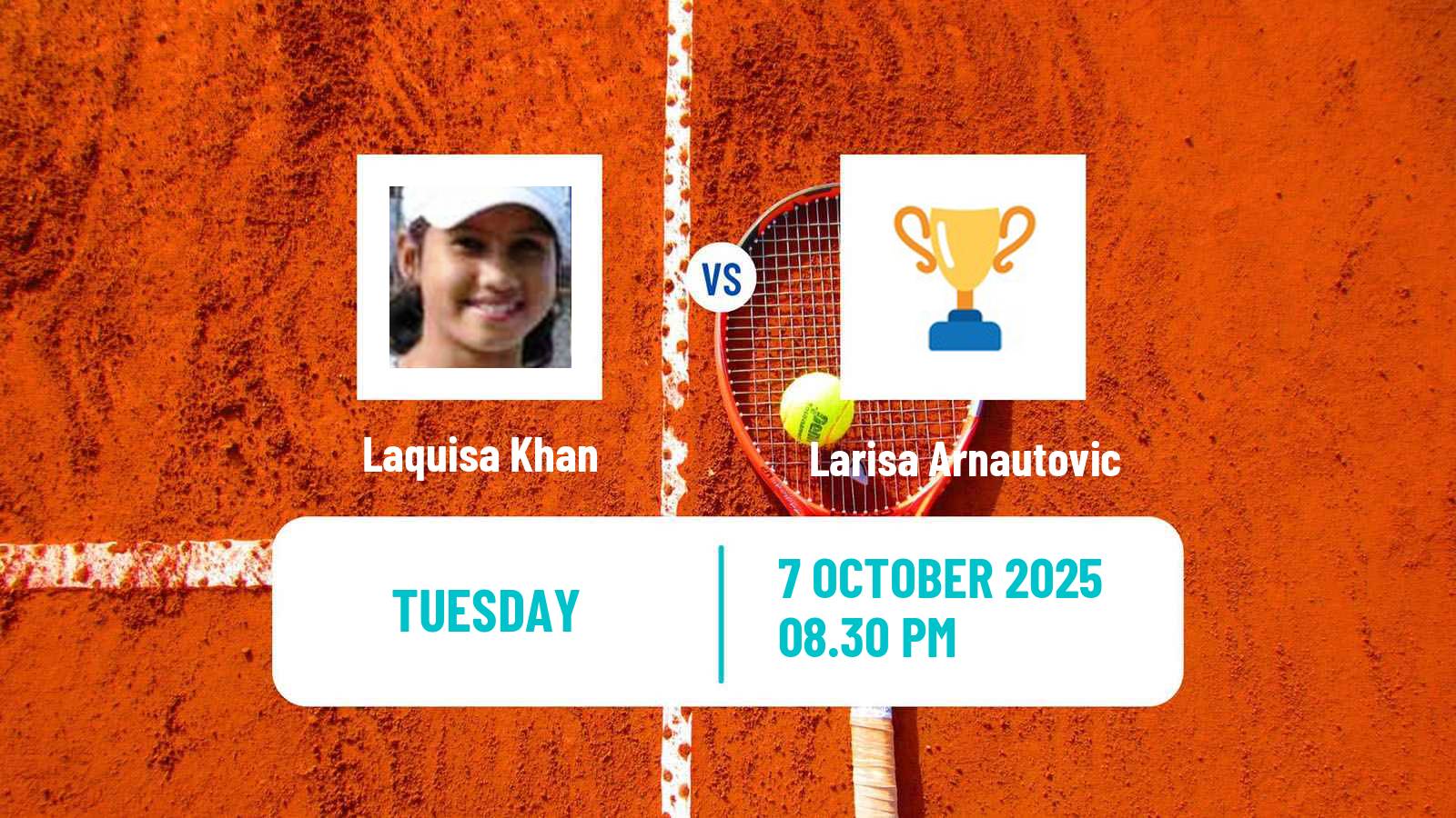 Tennis ITF W35 Darwin 2 Women Laquisa Khan - Larisa Arnautovic