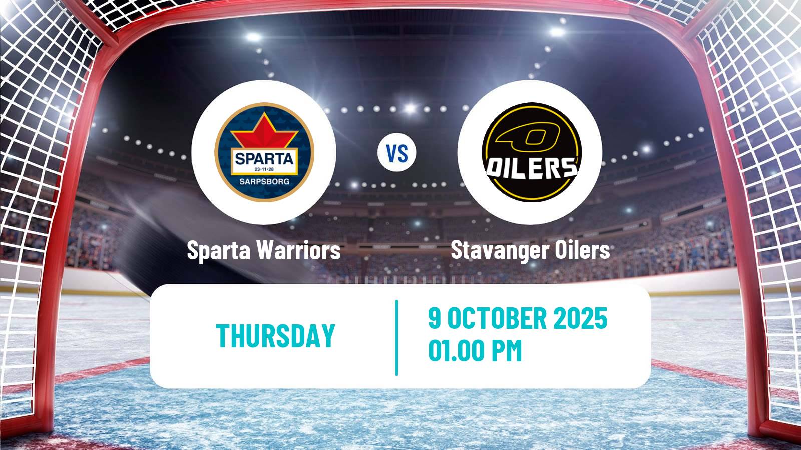 Hockey Norwegian Ligaen Hockey Sparta Warriors - Stavanger Oilers