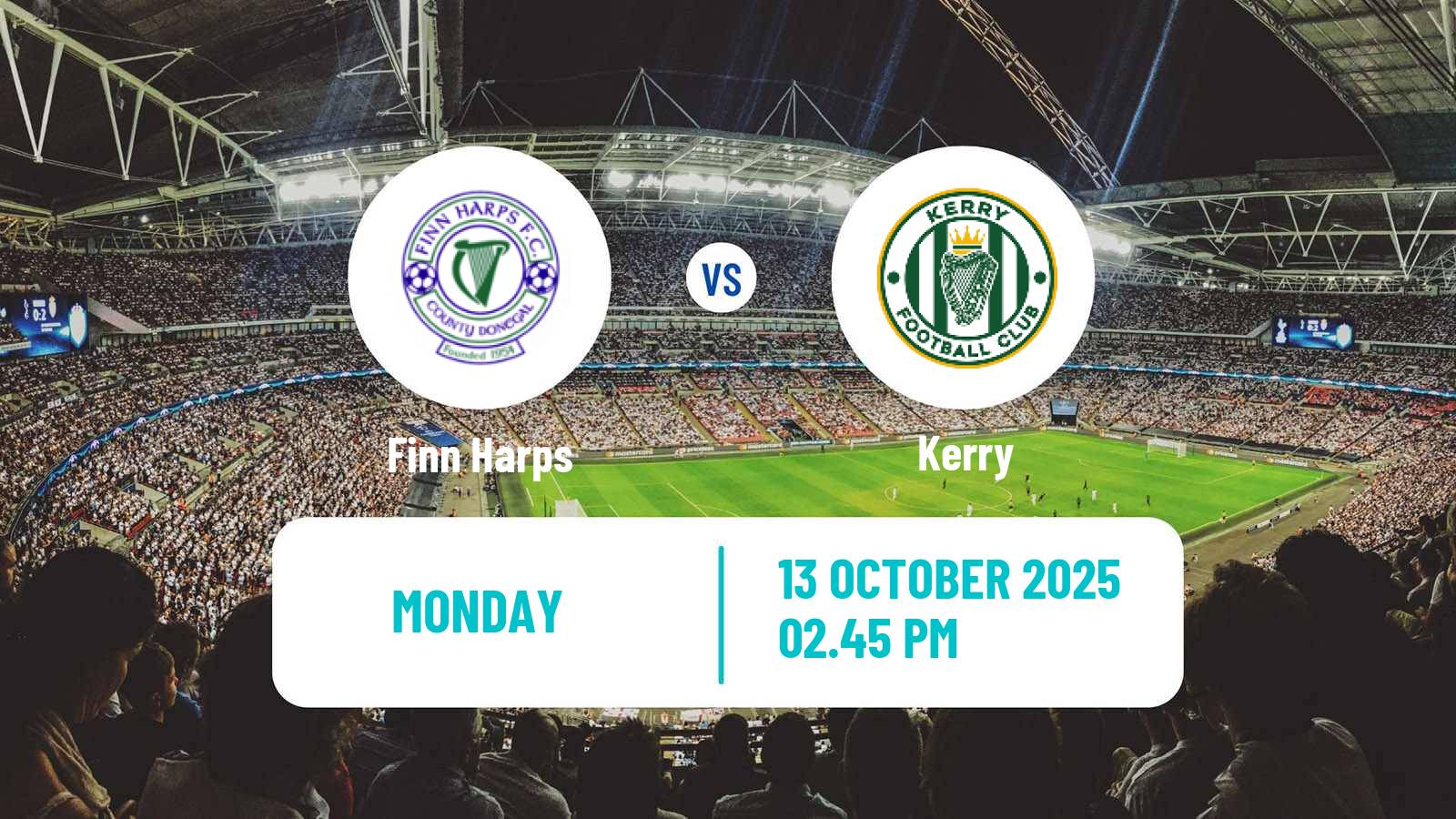 Soccer Irish Division 1 Finn Harps - Kerry