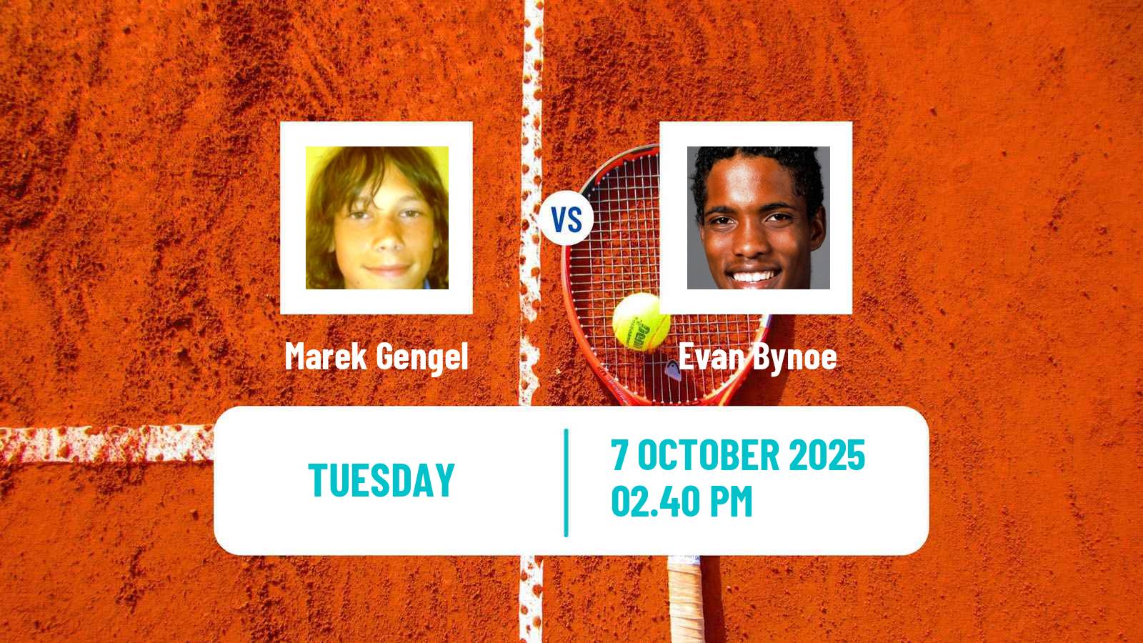 Tennis Fairfield Challenger Men Marek Gengel - Evan Bynoe