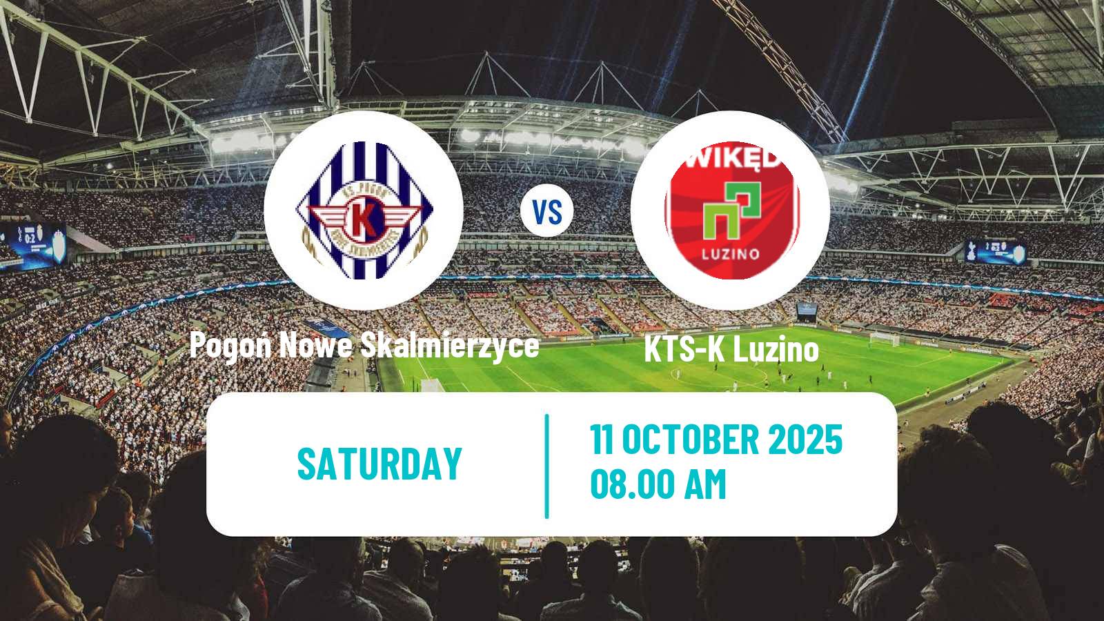 Soccer Polish Division 3 - Group II Pogoń Nowe Skalmierzyce - Luzino