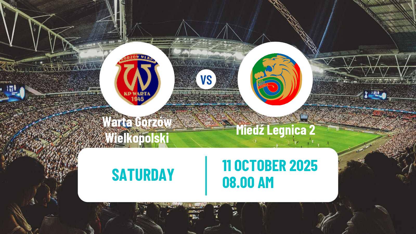 Soccer Polish Division 3 - Group III Warta Gorzów Wielkopolski - Miedź Legnica 2