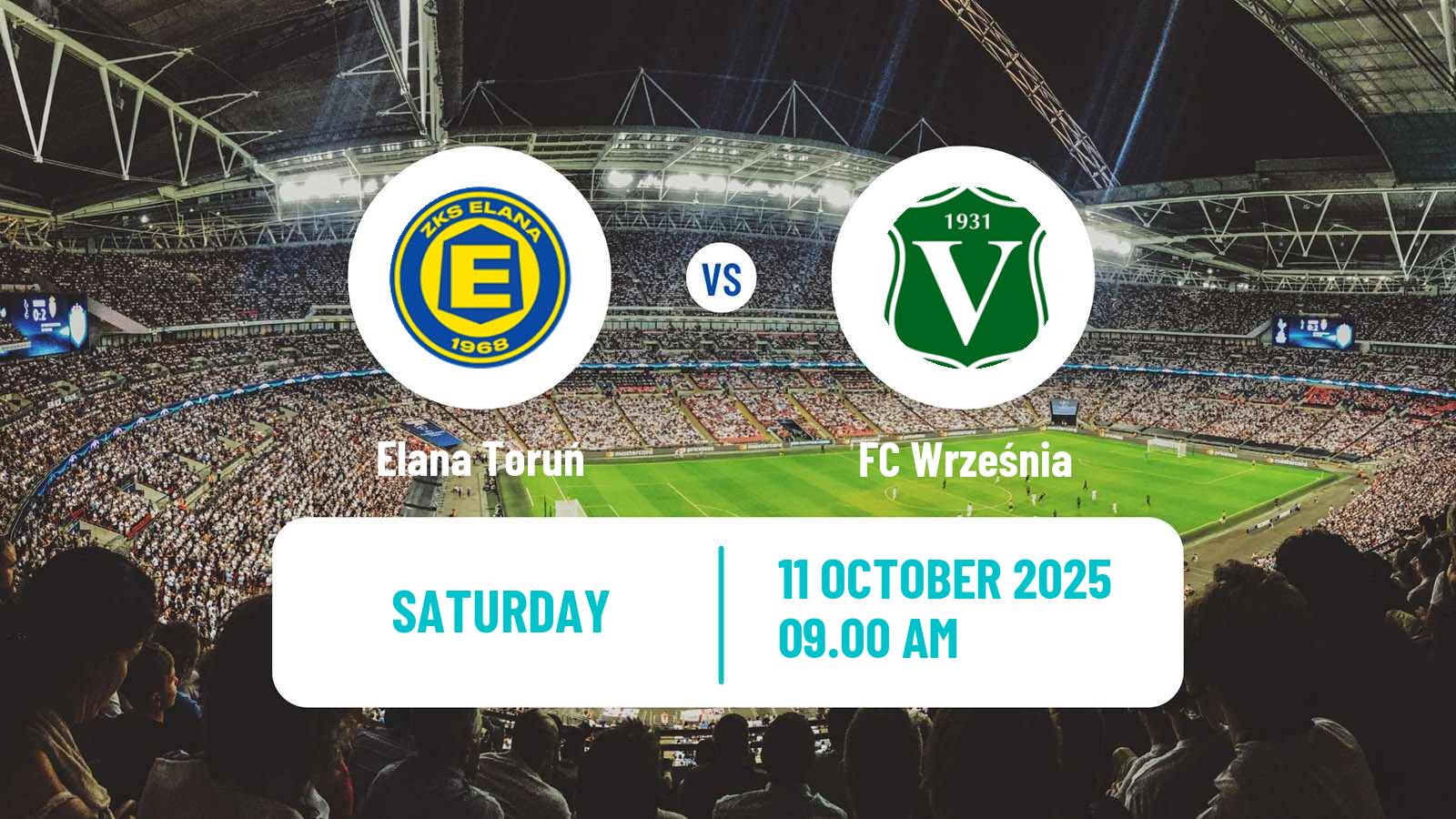 Soccer Polish Division 3 - Group II Elana Toruń - Września