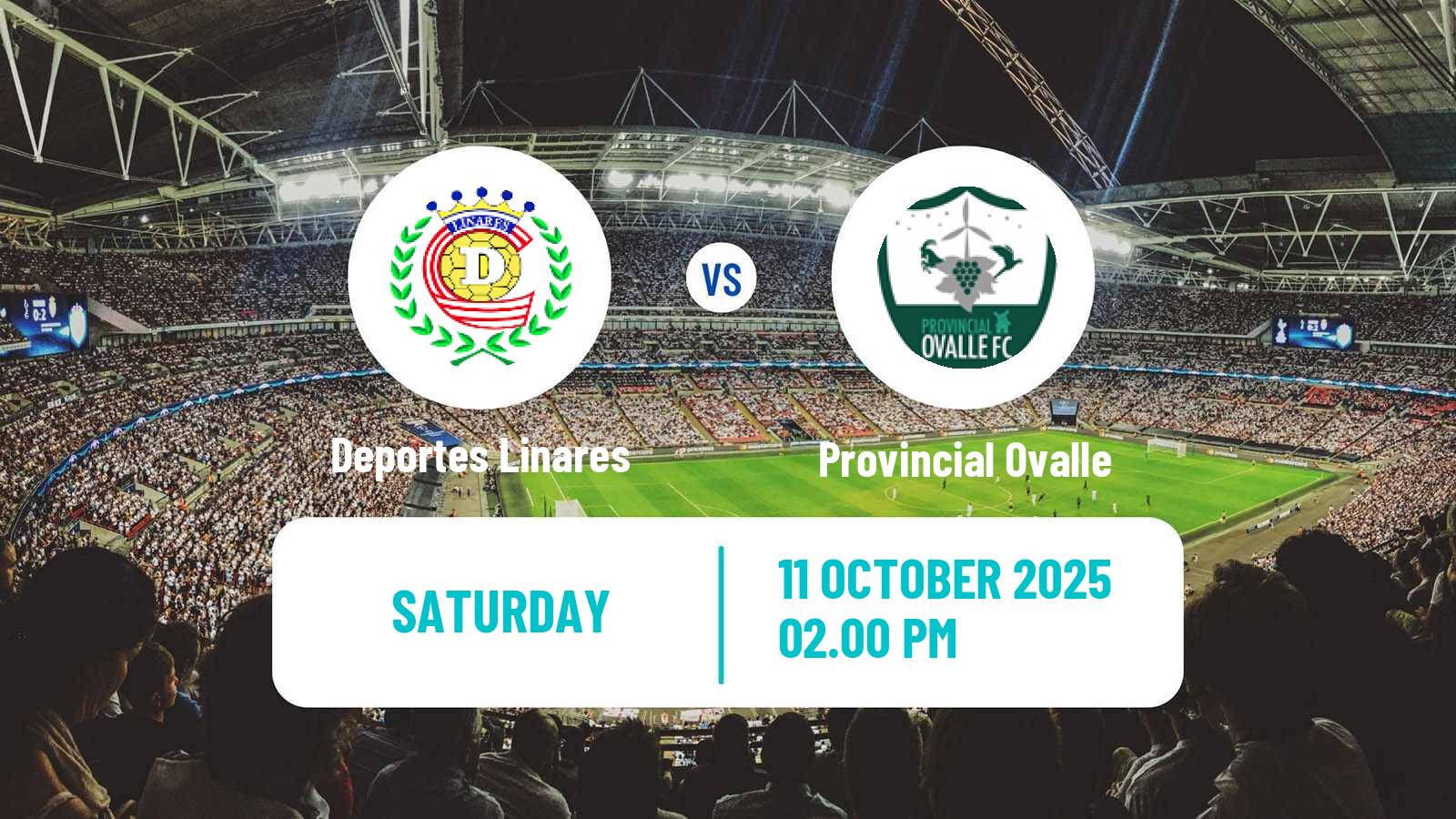 Soccer Chilean Segunda Division Deportes Linares - Provincial Ovalle