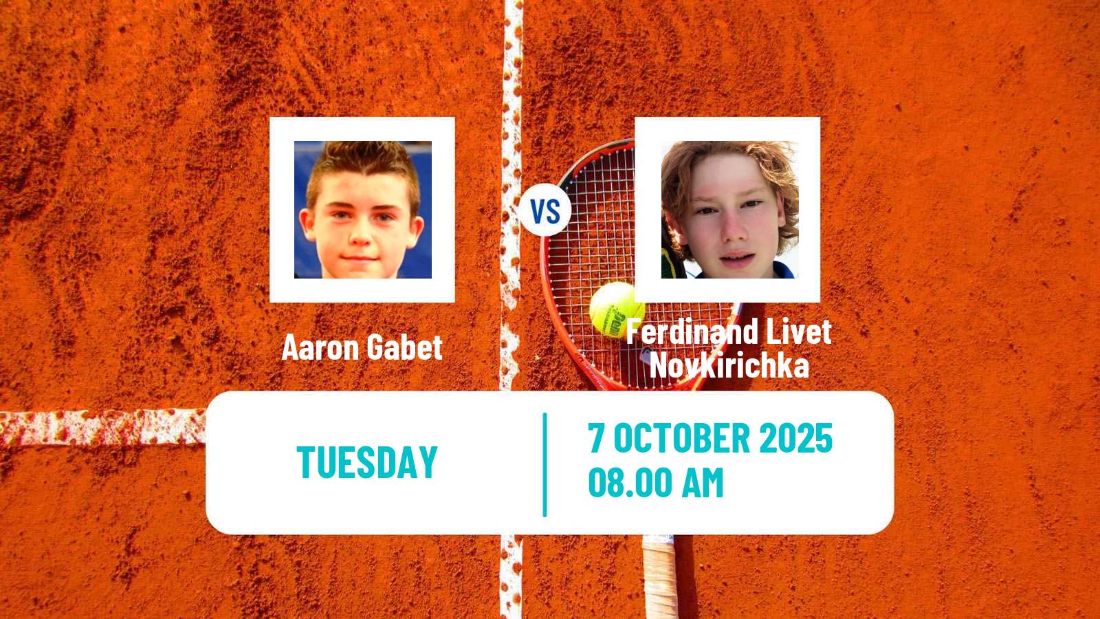 Tennis ITF M15 H Rodez Men Aaron Gabet - Ferdinand Livet Novkirichka