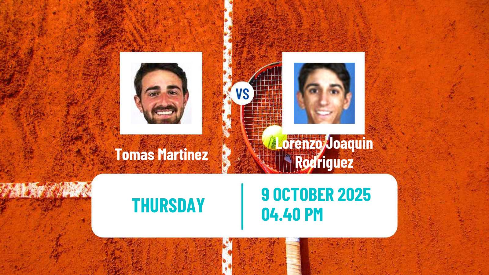 Tennis ITF M25 Rio De Janeiro Men Tomas Martinez - Lorenzo Joaquin Rodriguez