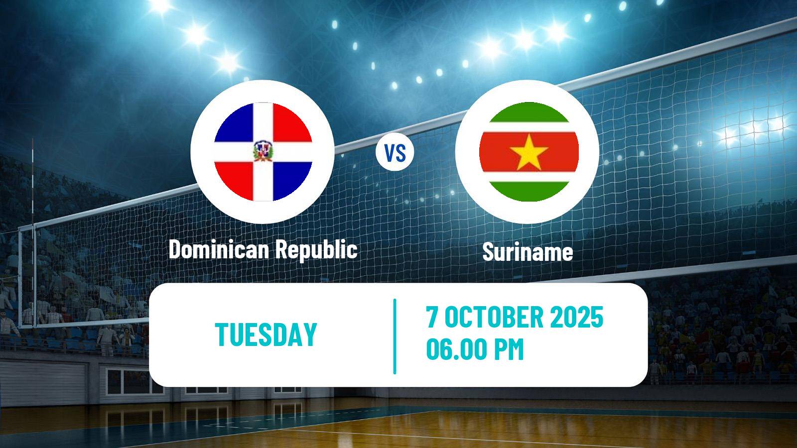 Volleyball Pan-American Cup Final Six Volleyball Dominican Republic - Suriname