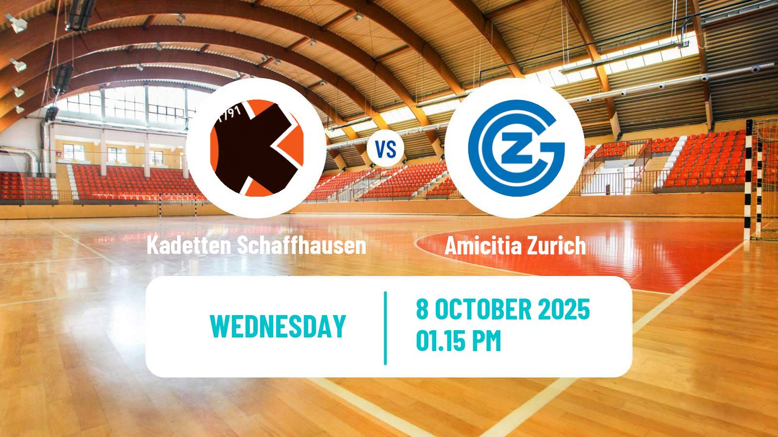 Handball Swiss NLA Handball Kadetten Schaffhausen - Amicitia Zurich