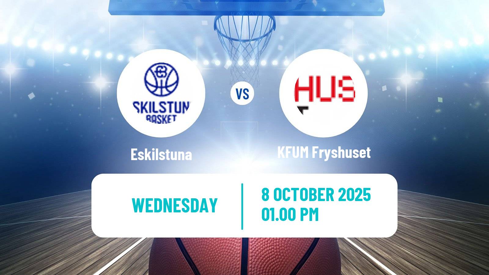 Basketball Swedish Superettan Basketball Eskilstuna - KFUM Fryshuset