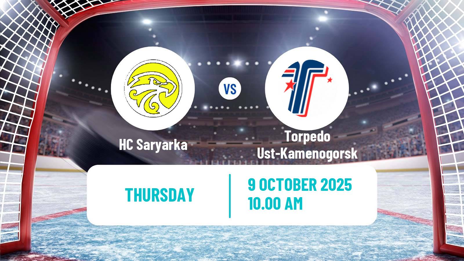 Hockey Kazakh Ice Hockey Championship Saryarka - Torpedo Ust-Kamenogorsk