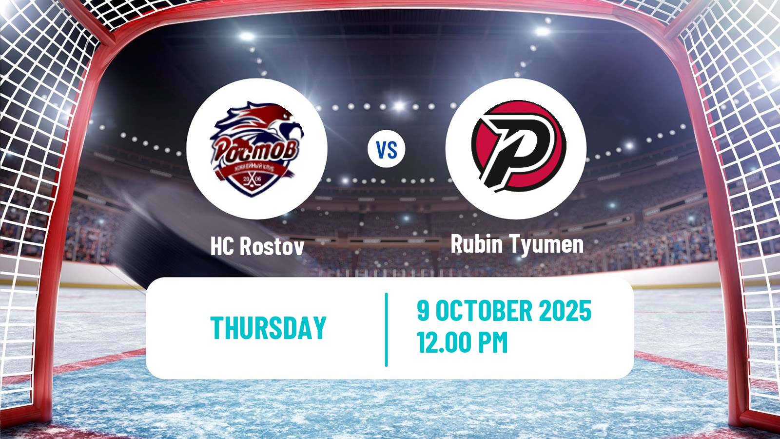 Hockey VHL Rostov - Rubin Tyumen