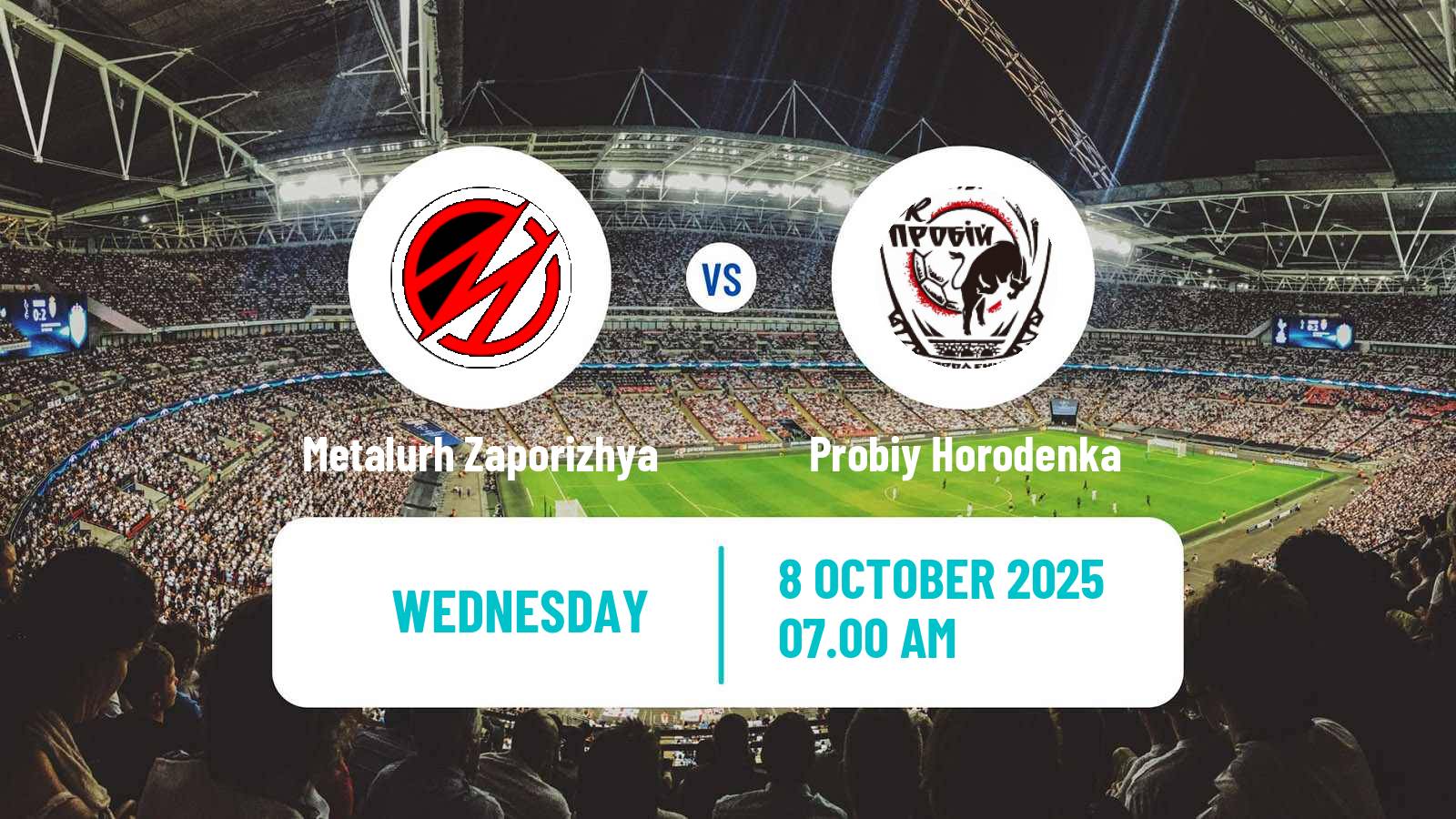 Soccer Ukrainian Persha Liga Metalurh Zaporizhya - Probiy Horodenka