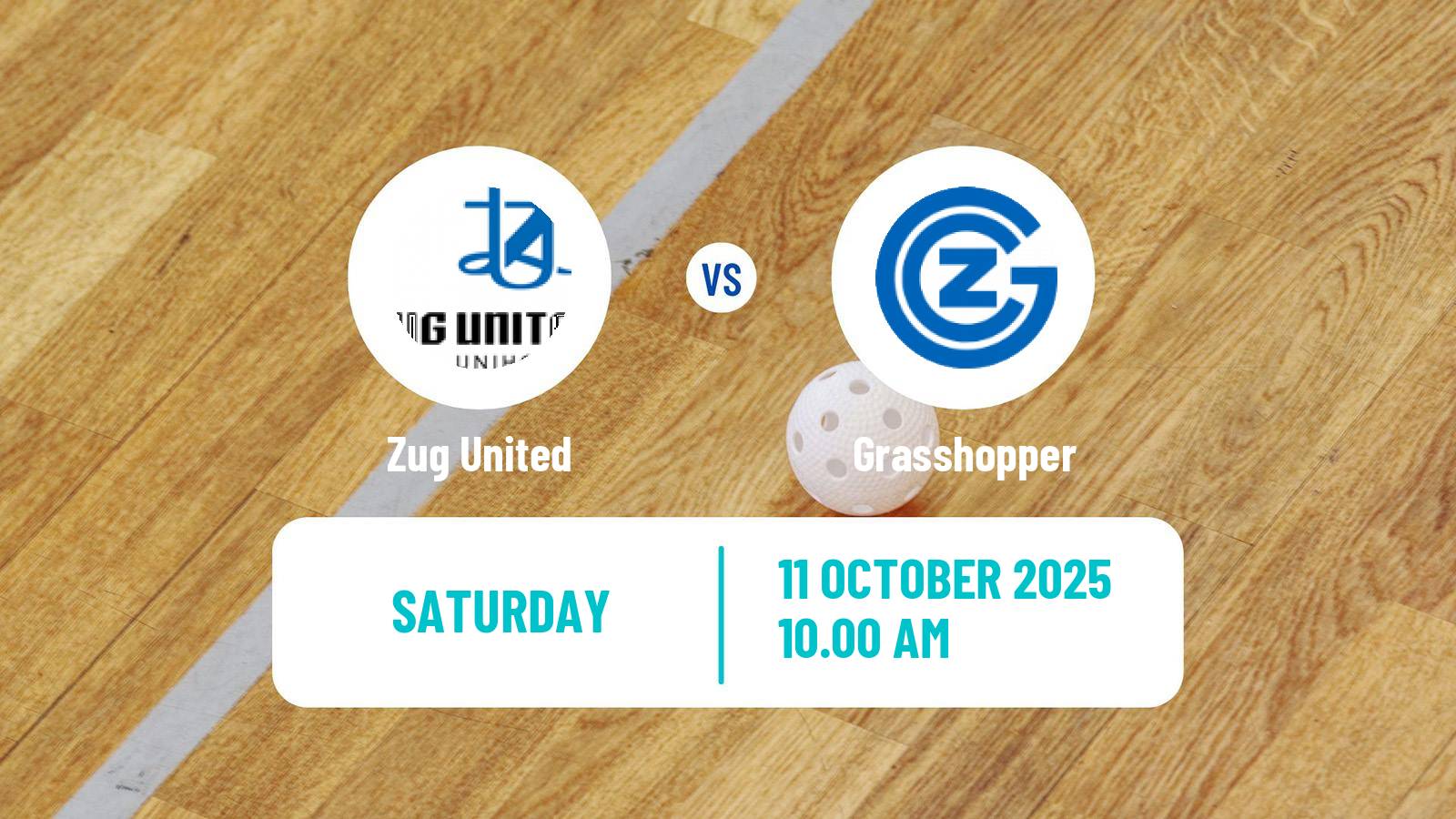 Floorball Swiss NLA Floorball Zug United - Grasshopper