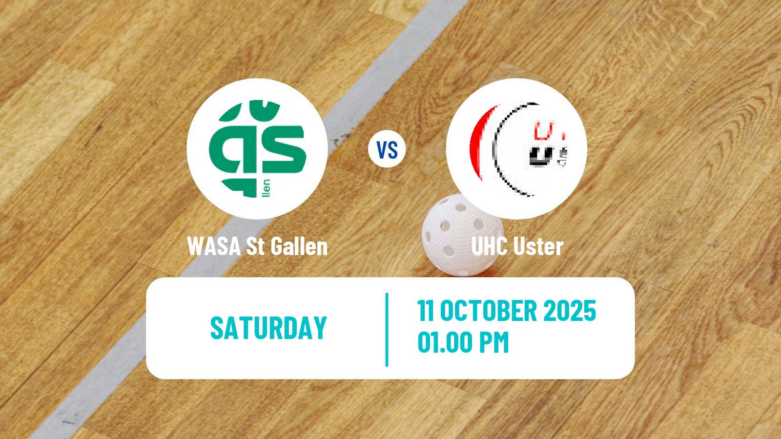 Floorball Swiss NLA Floorball WASA St Gallen - Uster
