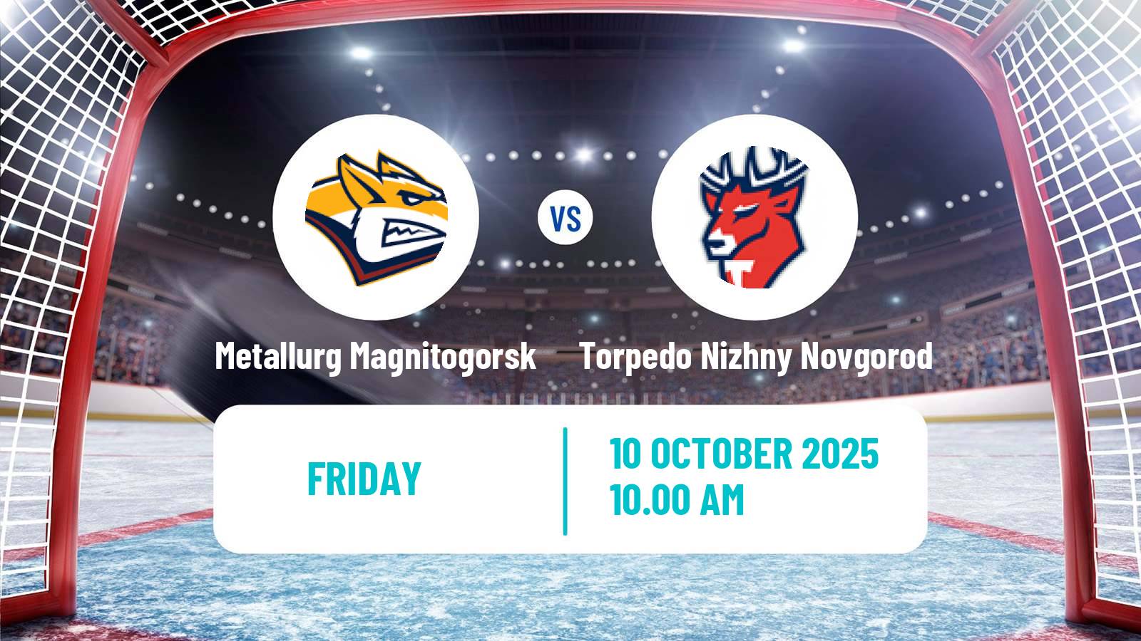 Hockey KHL Metallurg Magnitogorsk - Torpedo Nizhny Novgorod