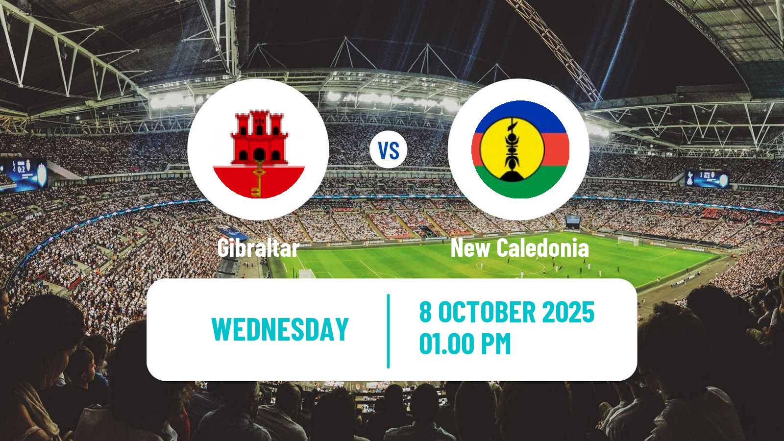 Soccer Friendly Gibraltar - New Caledonia