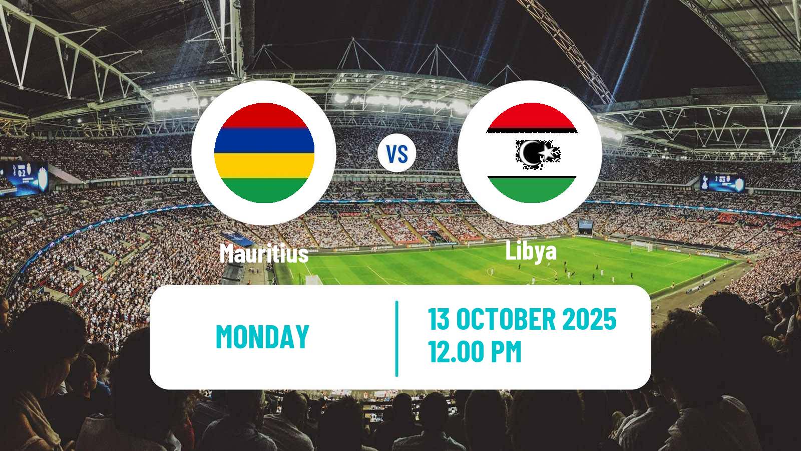 Soccer FIFA World Cup Mauritius - Libya