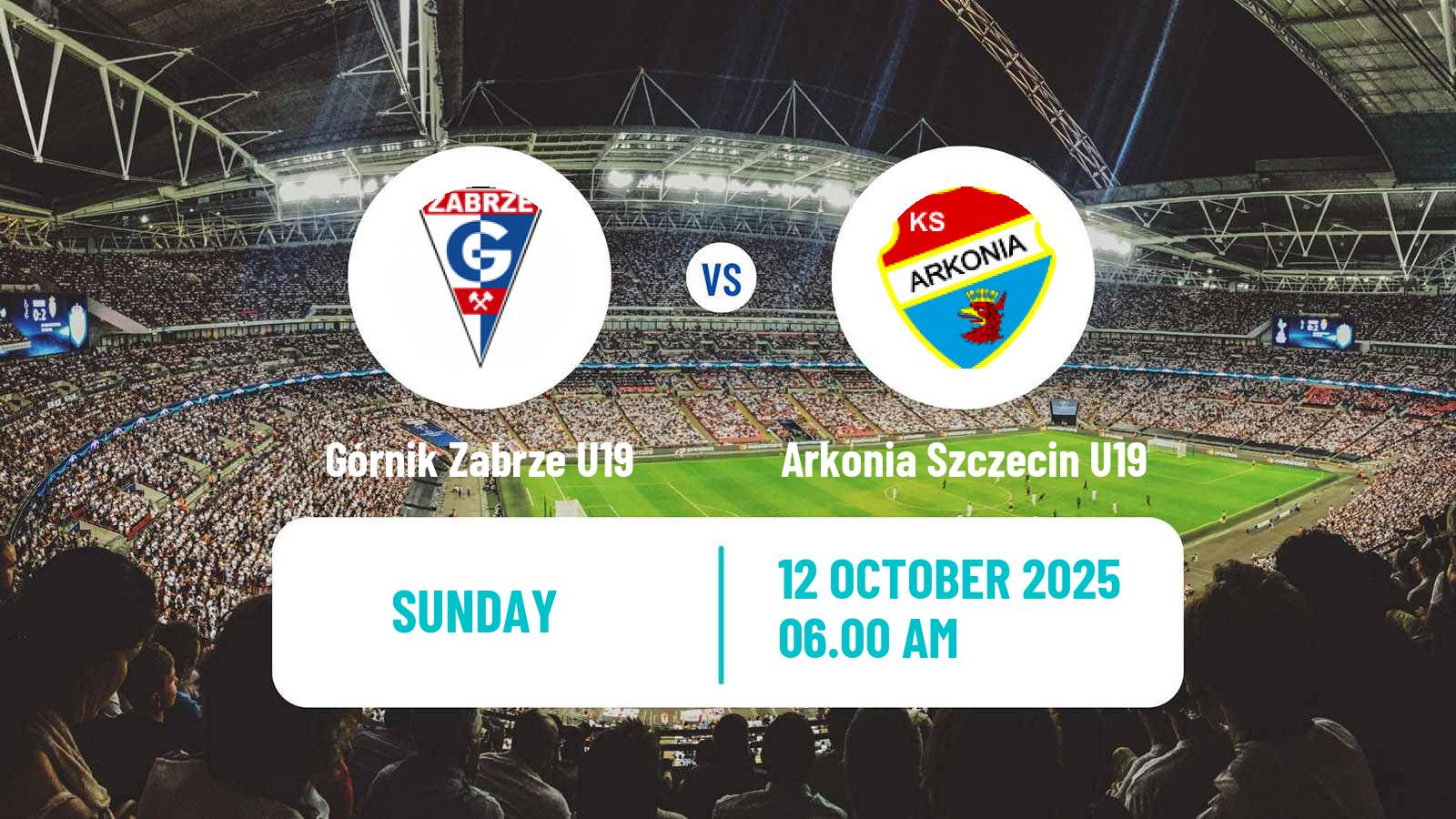 Soccer Polish Central Youth League Górnik Zabrze U19 - Arkonia Szczecin U19