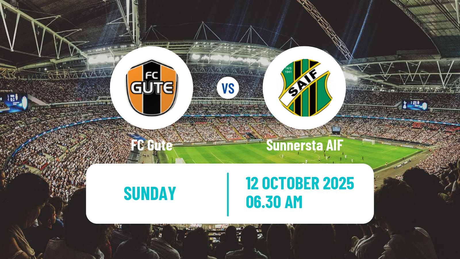 Soccer Swedish Division 2 - Norra Svealand Gute - Sunnersta AIF