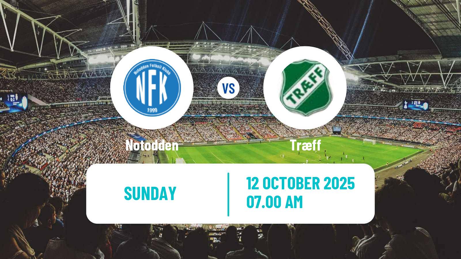 Soccer Norwegian Division 2 - Group 1 Notodden - Træff
