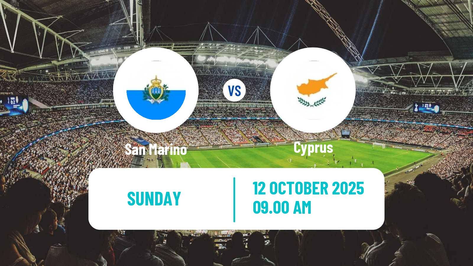 Soccer FIFA World Cup San Marino - Cyprus