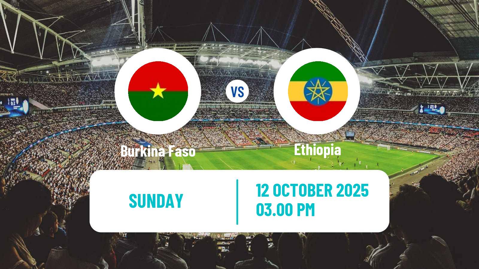 Soccer FIFA World Cup Burkina Faso - Ethiopia