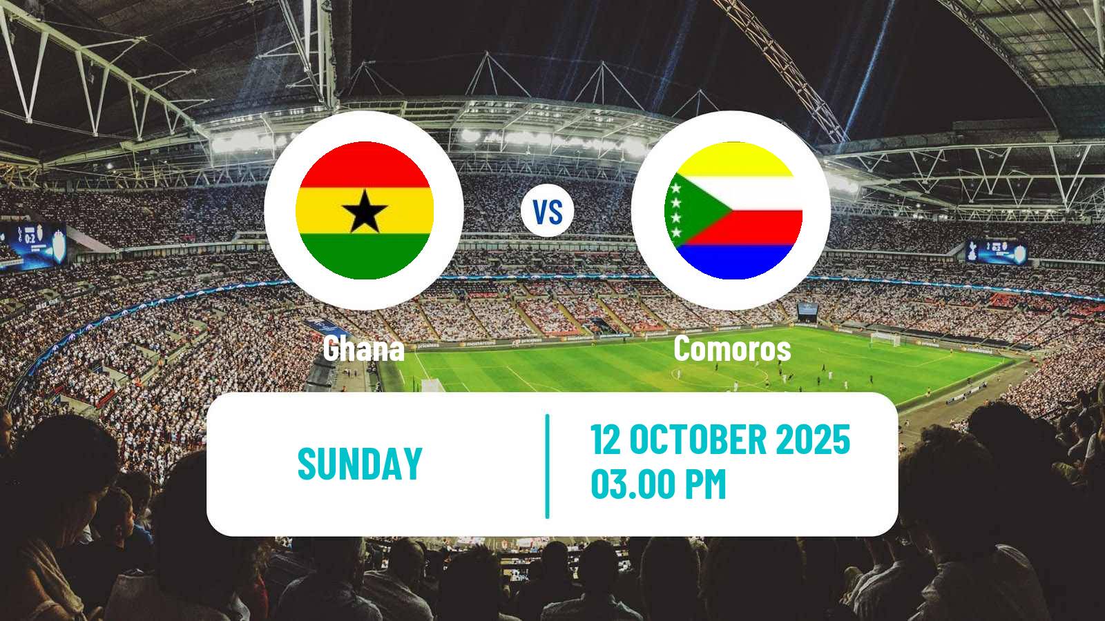 Soccer FIFA World Cup Ghana - Comoros
