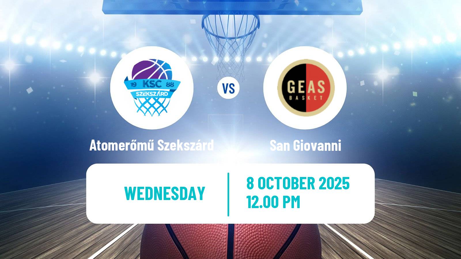 Basketball Eurocup Women Atomerőmű Szekszárd - San Giovanni