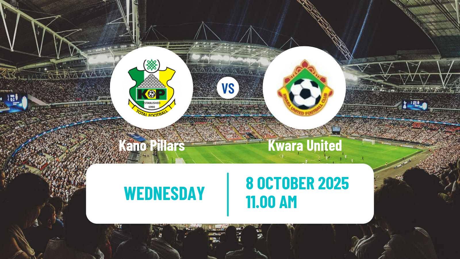 Soccer Nigerian Premier League Kano Pillars - Kwara United