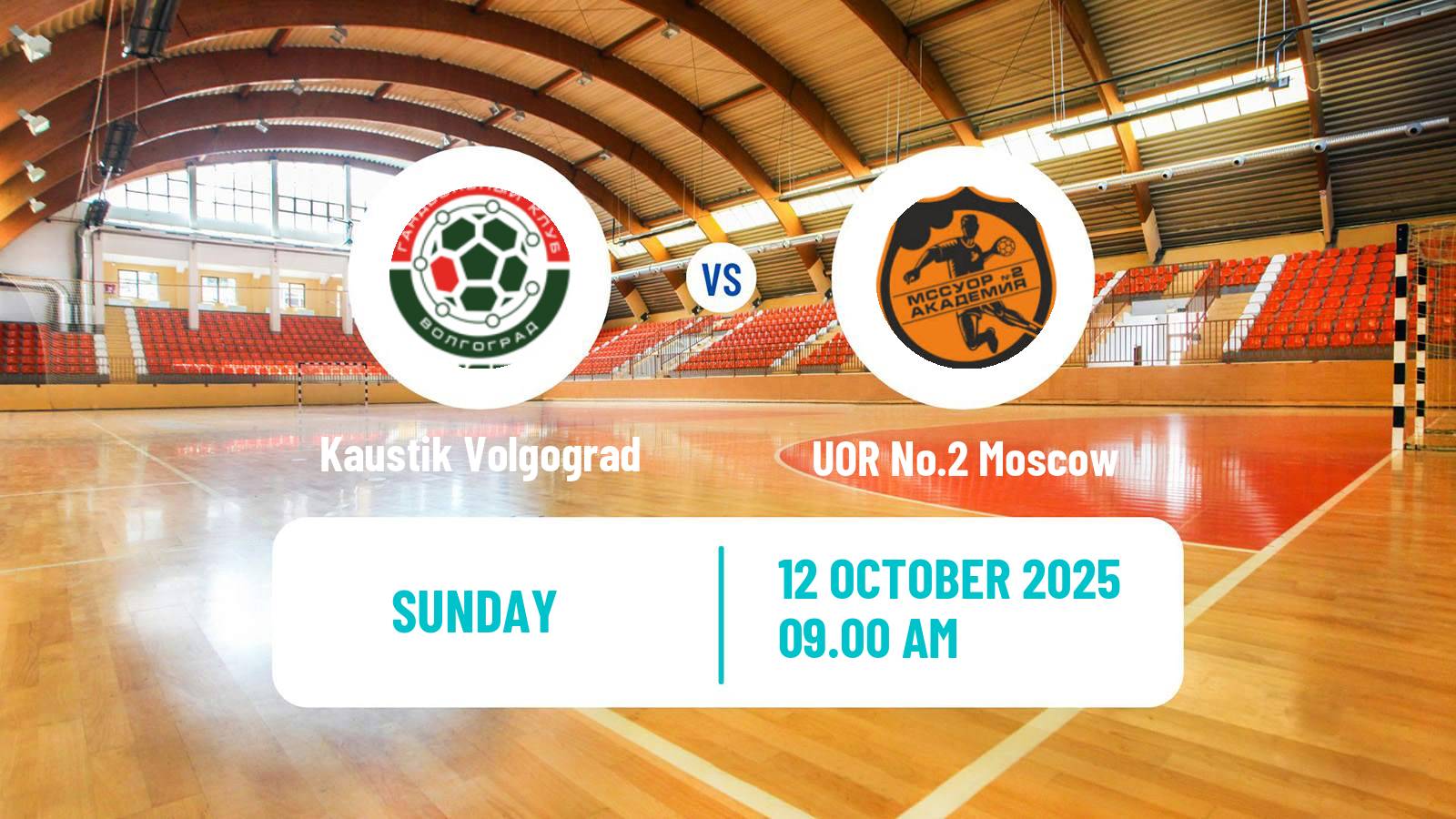Handball Russian Superleague Handball Kaustik Volgograd - UOR No.2 Moscow