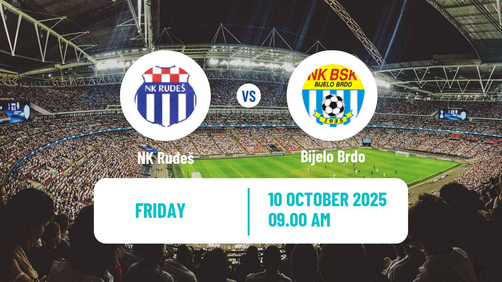 Soccer Croatian Prva NL Rudeš - Bijelo Brdo