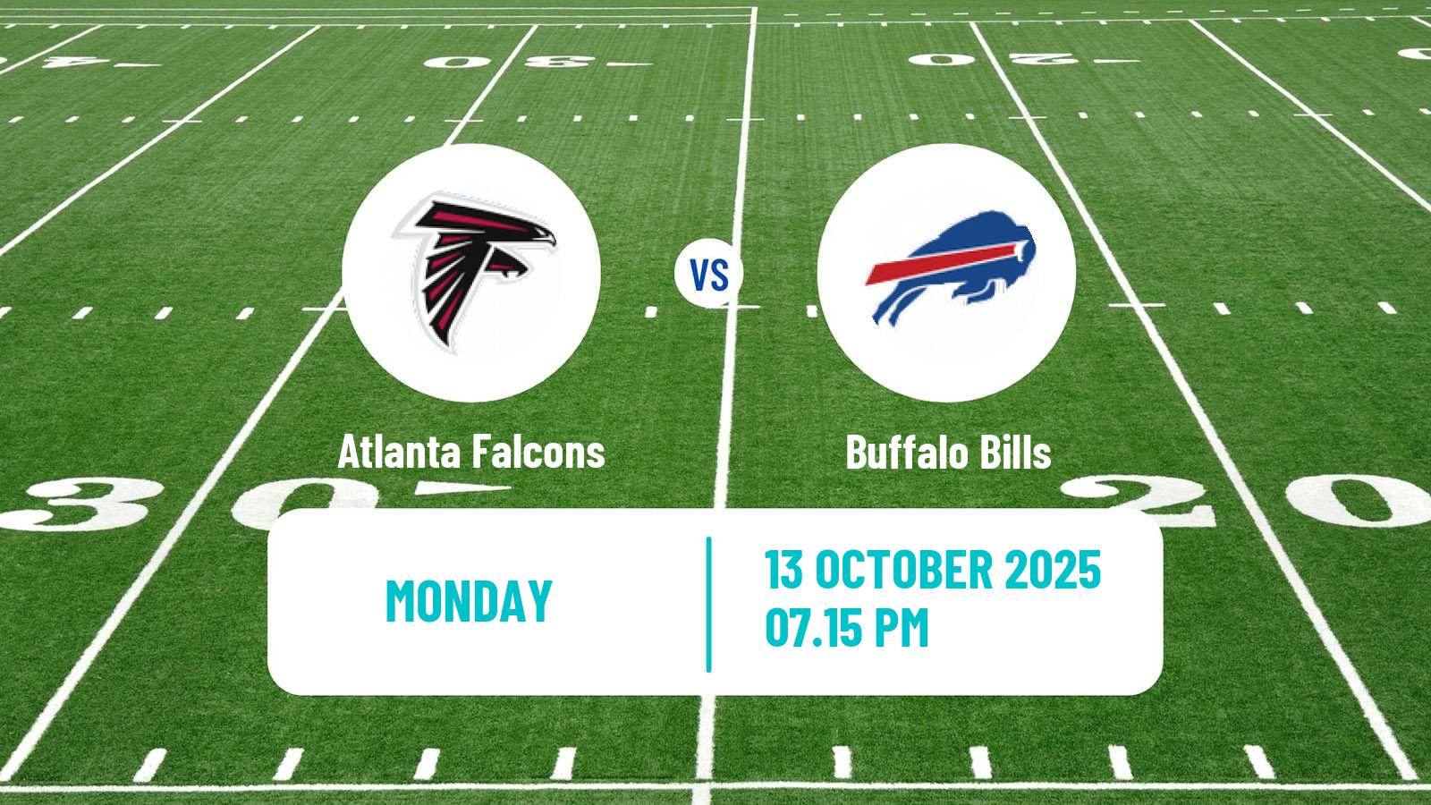 American football NFL Atlanta Falcons - Buffalo Bills