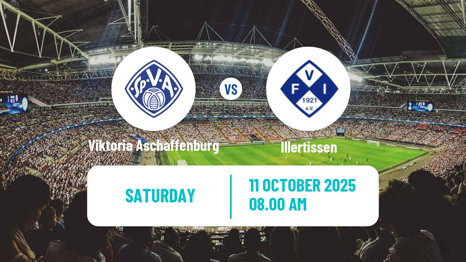 Soccer German Regionalliga Bayern Viktoria Aschaffenburg - Illertissen
