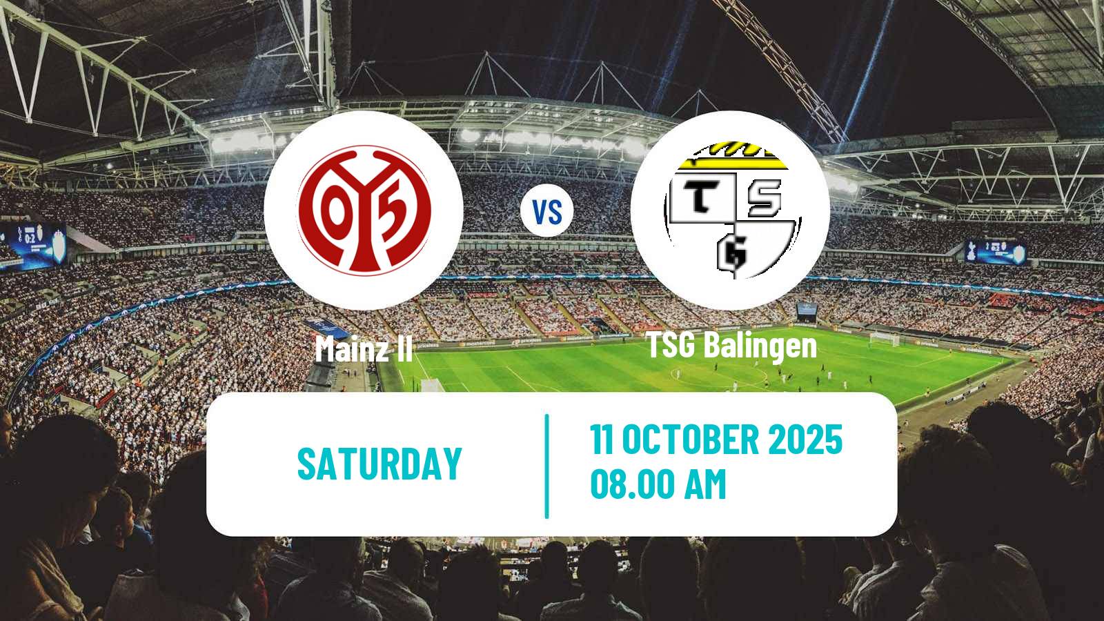 Soccer German Regionalliga Sudwest Mainz II - Balingen